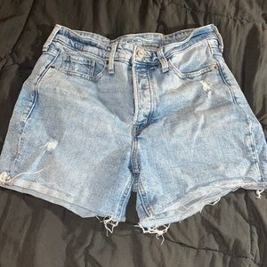 OG straight high rise old navy jean shorts